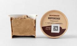 Мороженое «Капучино» с корицей и миндалём